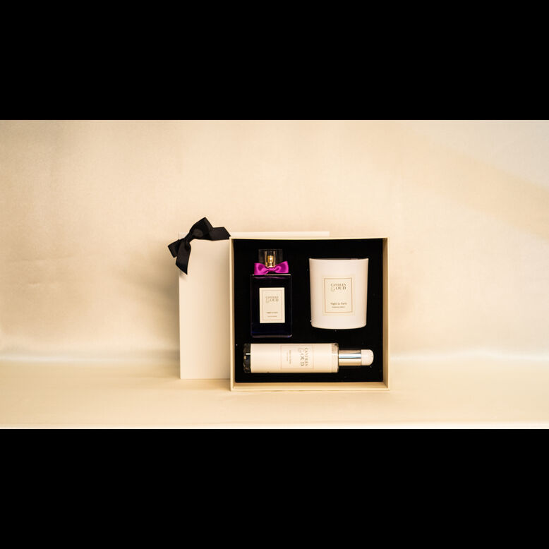 Night in Paris Gift Set &#40;Candles, Body Lotion, Eau De Parfum&#41;, , hi-res